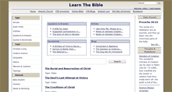 Desktop Screenshot of learnthebible.org