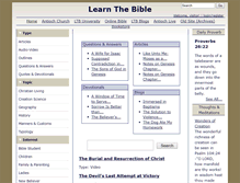 Tablet Screenshot of learnthebible.org